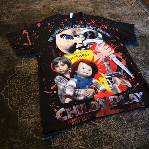 Chucky child's play all over tee